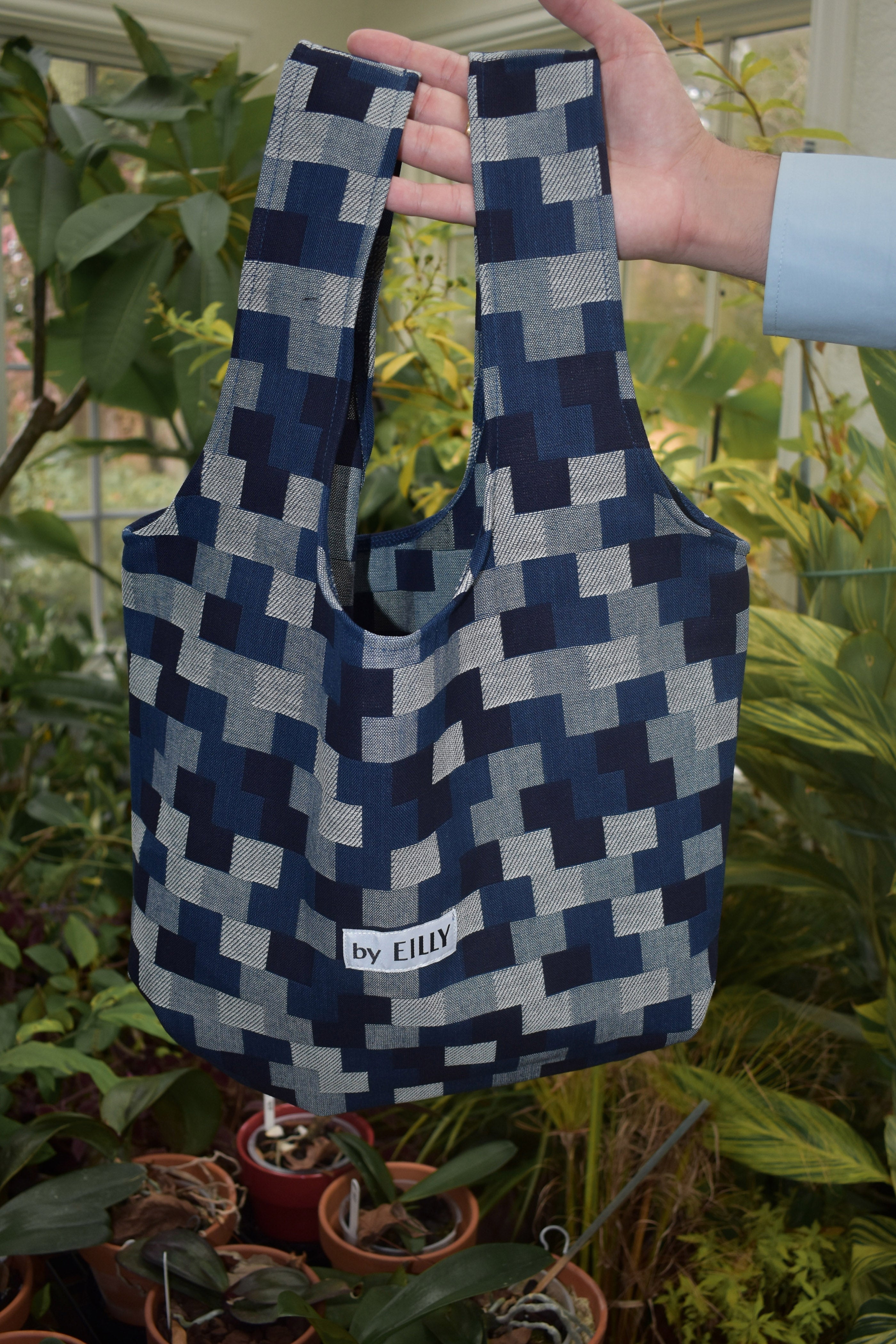 Patchwork Denim Tote Bag 